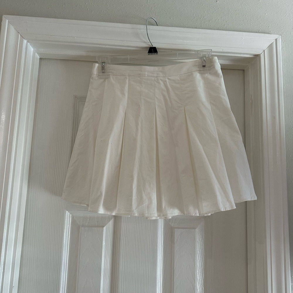cotton candy la small white skirt